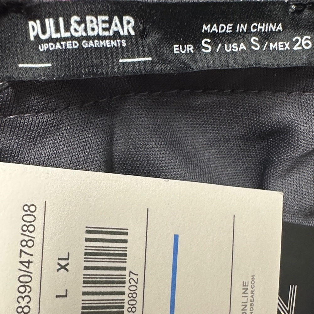 NWT Pull&Bear Disco Cocktail Party Sequin Silver Mini Dress S - Picture 6 of 7